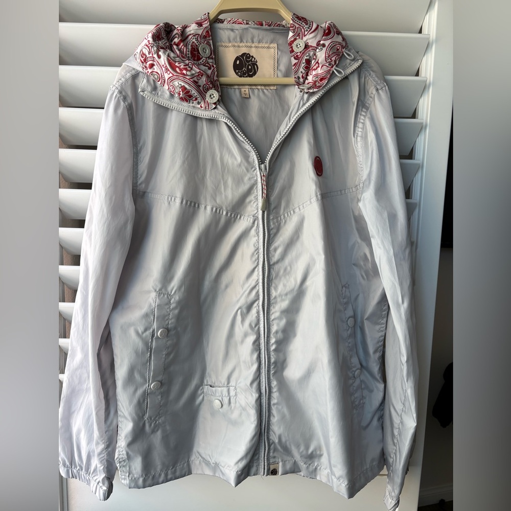 Pretty Green Light Gray Women's Ski Jacket
